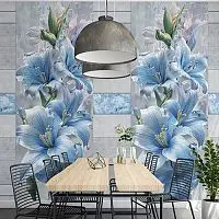 Стеновая панель ПВХ Кронапласт Unique Лилии на рассвете 2700х250 мм